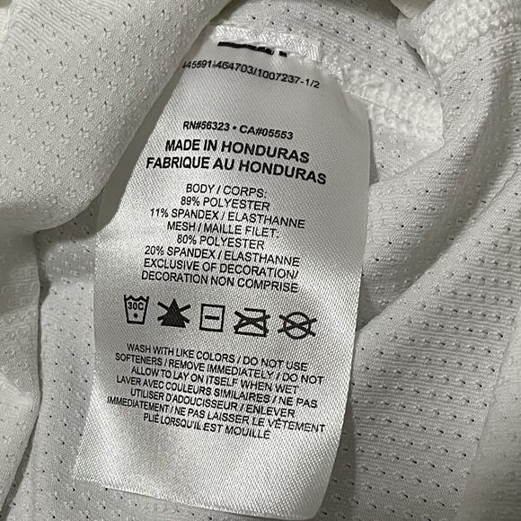 New Nike Volleyball Jersey Womens Large White NW Elite #11 Ekerson Game Issued - Picture 7 of 12